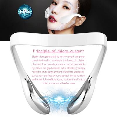 China Wrinkle Remover Home Use Beauty Equipment EMS Beauty Device Micro Current Slimming Facial Machine V Shape Face Lifting Massager for sale