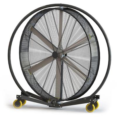 China High Quality 6.5 Ft Height Low Voltage Electric Commercial Warehouse Use Movable Industrial Fan Energy Saving Electric Floor Standing Fan for sale