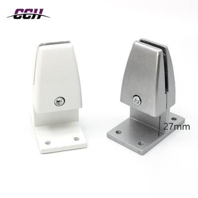 China Connection desktop screen clamp shellf holder glass support holding clips aluminum bracing clamp for sale