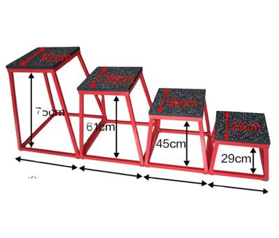 China New Sale Outdoor Non-slip Bouncing Well Training Bench Training Stool Plyo Jumping Box for sale