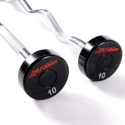 China Bodybuilding Professional High Quality Round Barbell Steel Weightlifting Barbell for sale