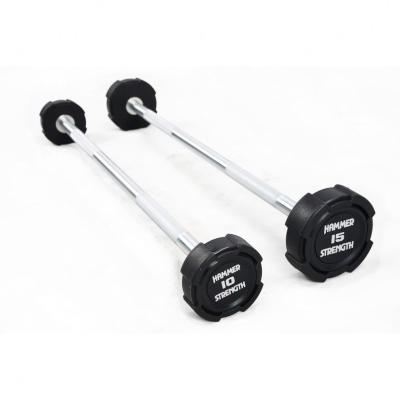 China Wholesale Bodybuilding High Quality Round Barbell Fix Barbell CPU Steel Barbell for sale