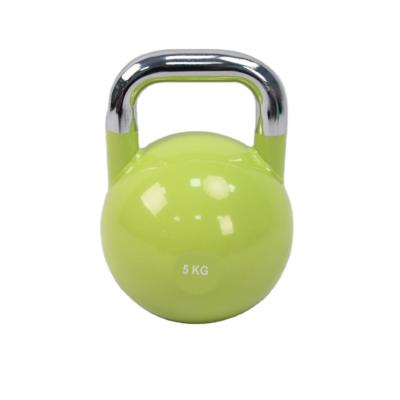 China Best Seller Universal 4kg, 5kg, 6kg, 7kg 8kg, 9kg, 10kg Electroplating Handle Painted Steel Competition Kettlebell for sale