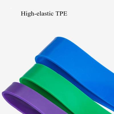 China Easy To Carry Yoga Pull Rope Fitness Pilates Powerful Stretch Belt Pull Up Elastic Resistance Band for sale