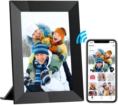 China 2022 New Model Wifi Christmas Gift LCD 1080p Full Screen With MP3 MP4 Video Showing Photo Frame Digital Displayer for sale