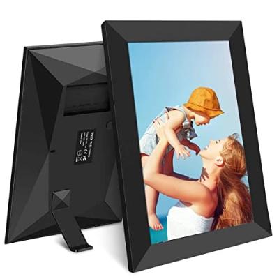 China Wifi Smart Visual Bulk Picture Frames 10 Inch Cloud Frameo Marcos De Foto Digital Picture Frame Wifi Moldura Digital With Wifi for sale