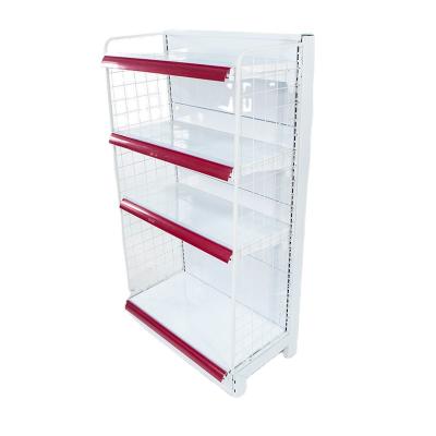 China Wholesale High Quality Single Sided Cool Size Supermarket Shelf Gondola Shelving Metal Supermarket Shelves Metal Supermarket Shelf for sale