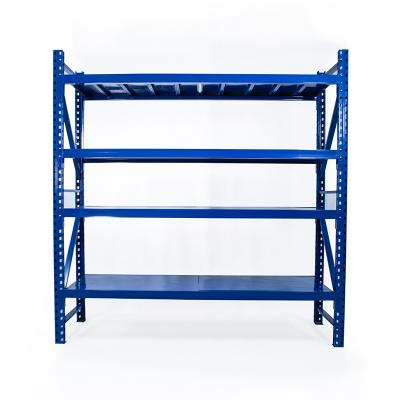 China Corrosion Protection Shop Shelves In Garage Storage Rack Shelves Warehouse Rack Shelf Heavy Warehouse Industrial Steel 300kg for sale