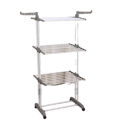 China Space Saving Foldable Factory Outlet Baby Clothes Drying Rack for sale