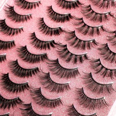 China 25-30 Times Curl Real 4d Mink Eyelash 30mm 20 20mm Light Fluffy Siberian Small Seller 100% Mink Eyelashes for sale