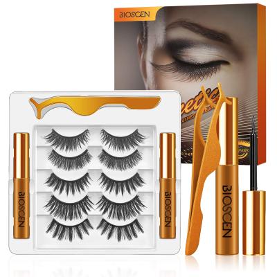 China Natural soft factory directly supply strip for magnetic eyelash kit profesional eyelashes for sale