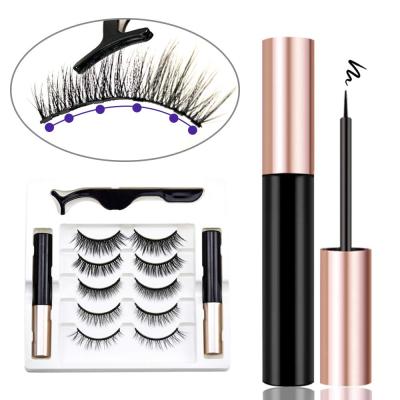 China Natural Soft Top Quality Matte Liner Eyelash Tube Non Stick Magnetic Eyelash Box Packaging for sale