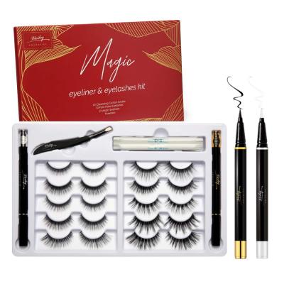 China Factory Direct Sales Natural Soft With Glue Adhesive Clear Eyelash Magnetic Eyeliner Liner for sale