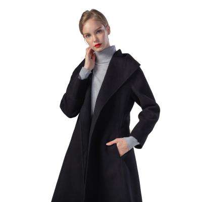 China High Quality Stylish Warmer Coat Women 100% Wool Winter Long Jacket Breathable For Women for sale