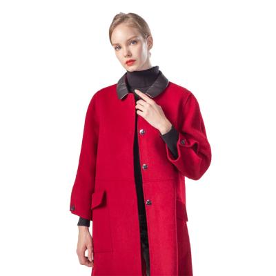 China 2020 Breathable Women Plus Size Autumn Winter Classic Wool Long Sleeve Jacket Coat for sale