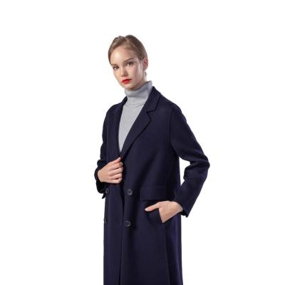 China Dishonest Winter Wool Women's Autumn Winter Breathable Women's Overcoat Hand-sewn Wool Coat Overcoat for sale