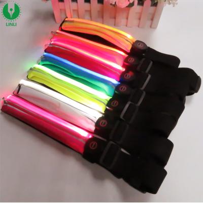 China Logo Outdoor Sport Night Safety Customized Waterproof And Rechargeable Glow Led LightWaist Belt for sale