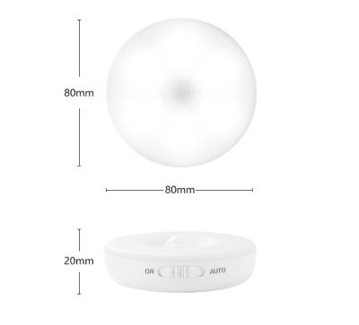 China Smart Sensor Control Light Motion Sensor Lights Rechargeable Built-in Battery LED Night Light 400mah Battery Operated Stick On Cabinet Toilet Bathroom Staircase for sale