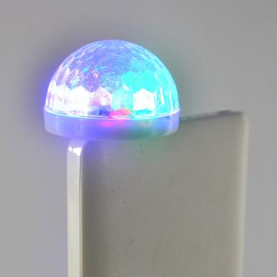 China Portable Mini Disco Ball Lights, USB Strobe Small RGB Magic Sound Control Stage DJ Light Colorful Led Party Lamp For Party Decoration for sale