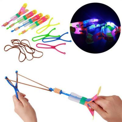 China Hot Selling Wholesale Led Kids Toys Slingshot Flying Arrow Toys For Big Size Children for sale