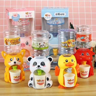 China Relaxation Toys Adults 2021 New Children's Play Plastic Mini Cartoon Animal Pig and Medium Frog Water Dispenser for sale