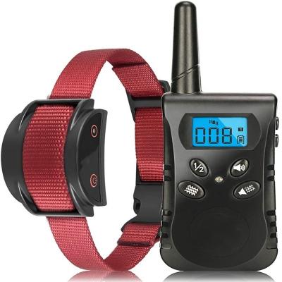 China Custom Rechargeable Viable Dog Training Collar No Forks and Waterproof Vibration Humane Collar for Dogs Anti Shock Deluxe Dog Training for sale