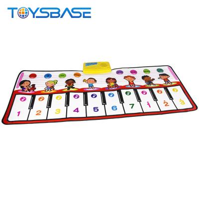 China Toy Kids Piano Mat Learning Music Mat Wholesale BO Battery Operated Musical Mat for sale