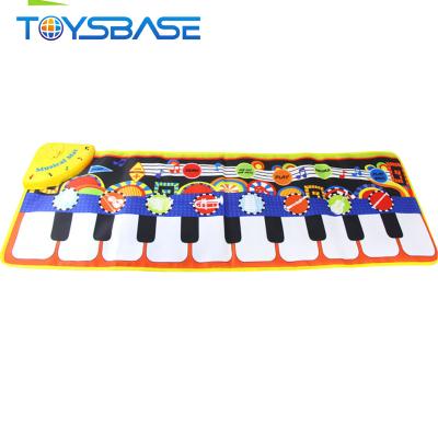 China Toy Kids Dance Mat Recording Battery Operated Learning Music Mat Keyboard Piano Mat for sale