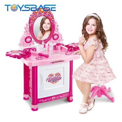 China Girl Mirror Dresser Toy Girl Toys Pretend Play Mirror Dresser Toys for Kids for sale