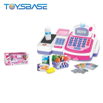 China mini kids supermarket cash register electric plastic toy for sale 30*16*13 for sale