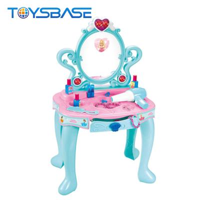 China Girls Play Plastic Table Toy Children Size Of Dressing Sets 73.5x45x52.5cm for sale