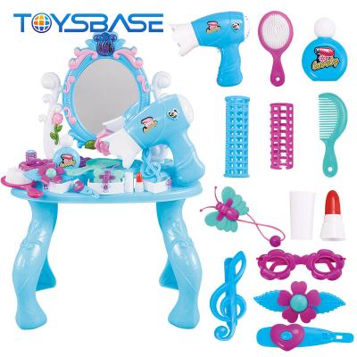 China Diy Beauty Set Toy - Girls New Fashion Pretend Barber Shop Kids Play Beauty Set 102x36x99cm for sale