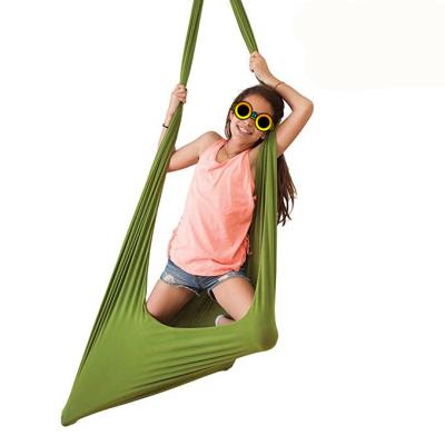 China Cuddle Hammock for Kids with Hot Sale Autism ADHD Aspergers Amazon Therapy Swing for Kids with Special Needs Lycra Cuddle Swing for sale