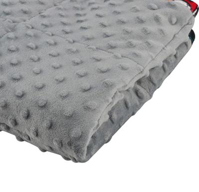 China Baby Blanket Weighted Lap Pad Customized Blanket Sensory Sustainable Weighted Knee Blanket for sale