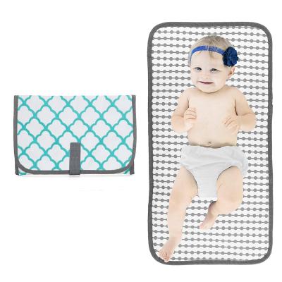 China Baby Care Foldable Baby Diaper Portable Waterproof Traveling Changing Pad for sale