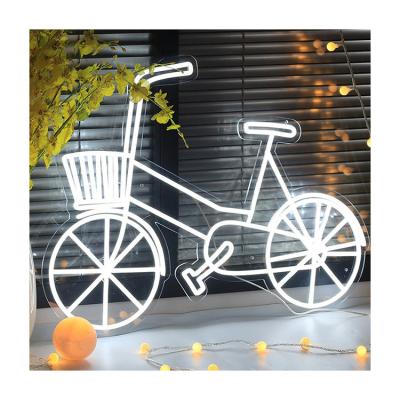 China Smart control/remote/normal switch 2021 2022 well designed neon sign boba neon sign silver good quality bike neon signs for event party shop home wedding decoration for sale