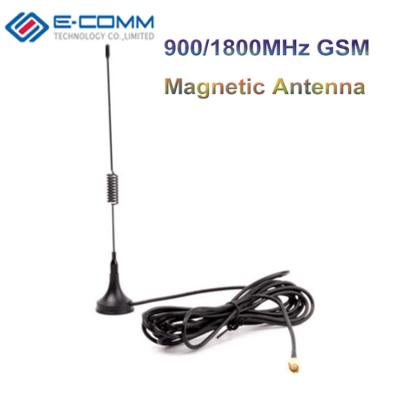 China VHF UHF DVB/PAL NTSC TV System 3DBi Wins ADS-B 1090Mhz SMA MCX Male Connector Aerial Magnetic Base RG174 3M Signal Booster Antenna for sale