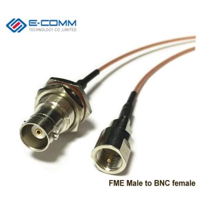 China BNC TNC FME UHF PL259 SO239 NF CRC9 TS9 SMA SMB MCX MMCX Customized RF Connector SMA SMB MCX MMCX To BNC UHF PL259 SO239 NF CRC9 TS9 MS156 Pigtail Cable BNC TNC FME for sale