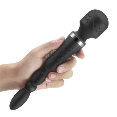 China Silicone Rechargeable Vibrator safety material adult female vagina anal dual purpose vibrator g spot sex toys for woman vibrator for sale