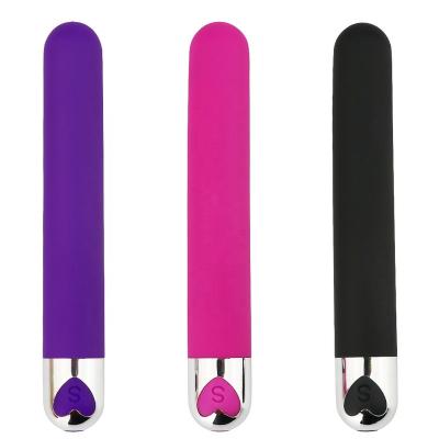 China Silicone Rechargeable Vibrator hot selling multi-color 10 speed body massage rechargeable mini bullet vibrator sex toys for sale