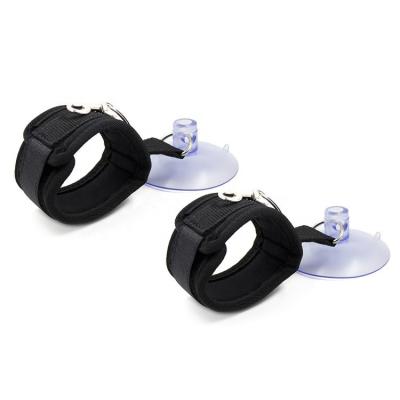 China SM Sexy Fun sexy role play toys bathroom suction cup handcuffs sm sex toys bdsm for sale