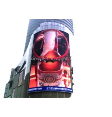 China shenzhen outdoor xinled fixed install iron led screen mall building wall led large led screen panel p6 p10 for sale