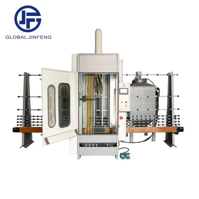 China JFP-2500 Hotels Durable Glass Sand Blaster Machinery Glass Sandblasting Processing Machine On Sale for sale