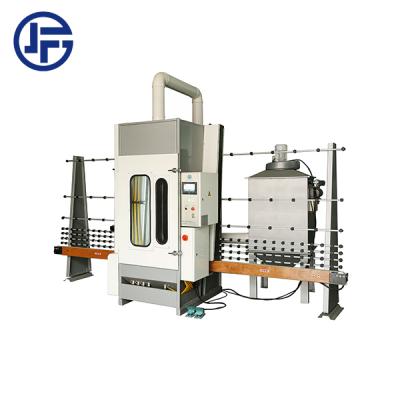 China Hotels Sandblasting Glass Automatic Machine Vertical Type With PLC Control for sale