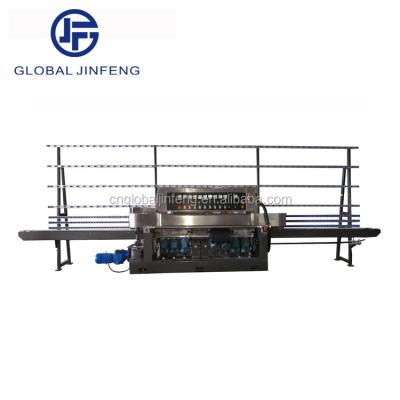 China Building Material Shops JFE-11325 CNC Automatic Control 11 Motors Straight Line Sharpening Polishing Machine For Glass for sale