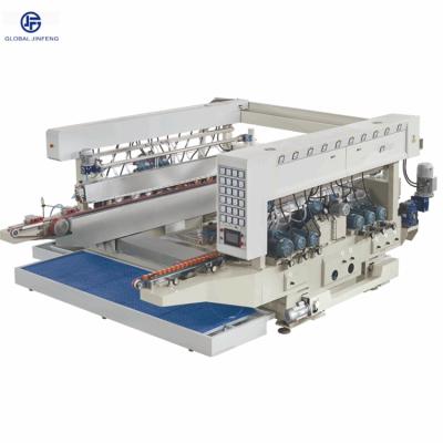 China Building Material Shops Hot Selling PLC Control Horizontal Double Glass Sharpener And Polishing Machine With CE for sale