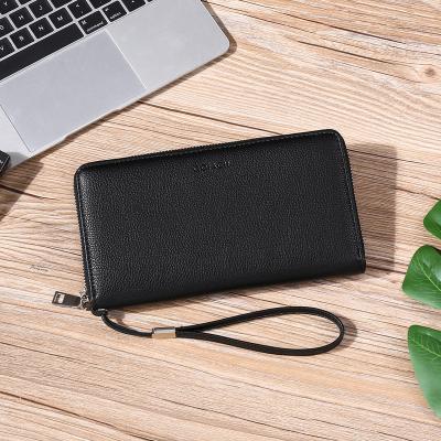 China Ladies Wallet European and American RFID Bag Long Style Large Capacity Clutch Bag PU Bank Card Storage for sale