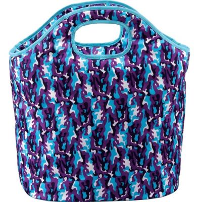 China Die Cut Raincoats Handle Portable Insulated Lunch Cooler Bag for sale