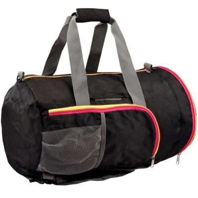 China NATIONAL Black Folding Tote Travel Duffel Bag for sale