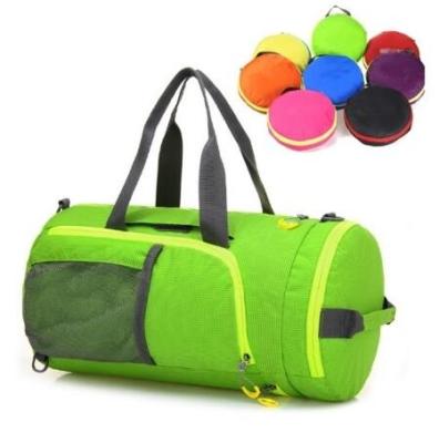 China Ripstop Polyester Multifunctional Custom Folding Travel Waterproof Bag for sale